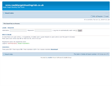 Tablet Screenshot of forum.reedstargetshootingclub.co.uk